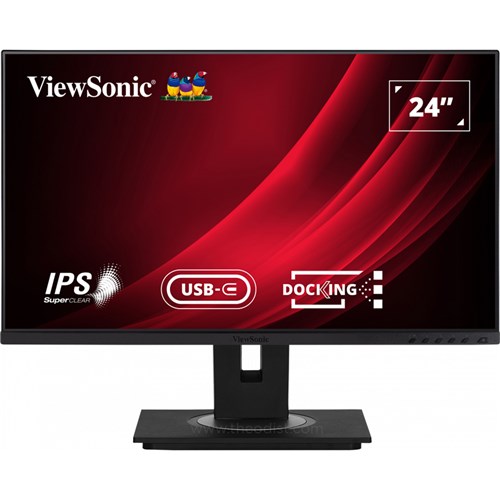ViewSonic VG2456 Docking Monitor 24” with USB Type-C , Ethernet - Theodist