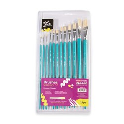  Mont Marte BMSS0002 Brushes Discovery 12pc - Theodist