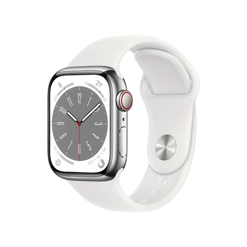 Apple Watch Series 8 41mm Silver Stainless Steel Case GPS + Cellular - Theodist