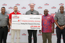 Theodist Ltd. Reaffirms Ongoing Support for Cheshire disAbility Services with K25,000 Donation 