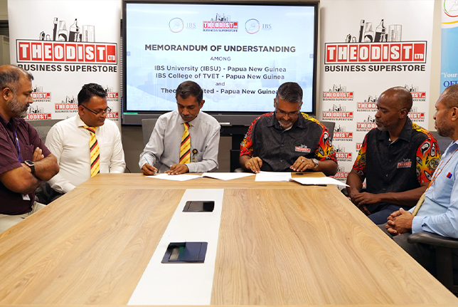 Theodist Signs Education Partnership with IBSUniversity and IBSC