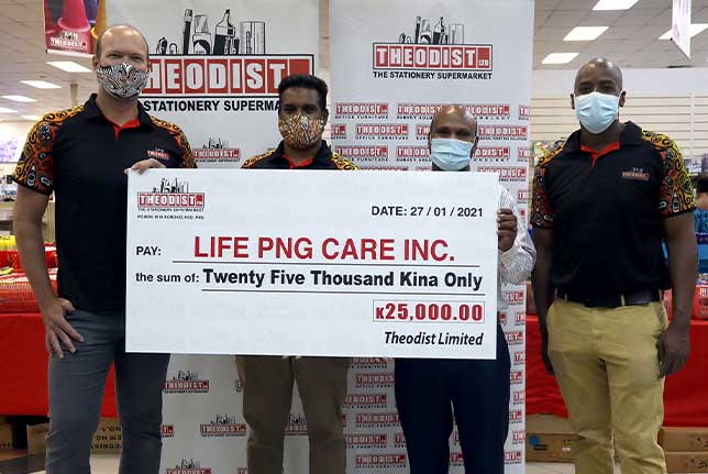 Donation to Life Care PNG Inc.