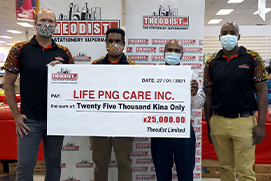 Donation to Life Care PNG Inc.