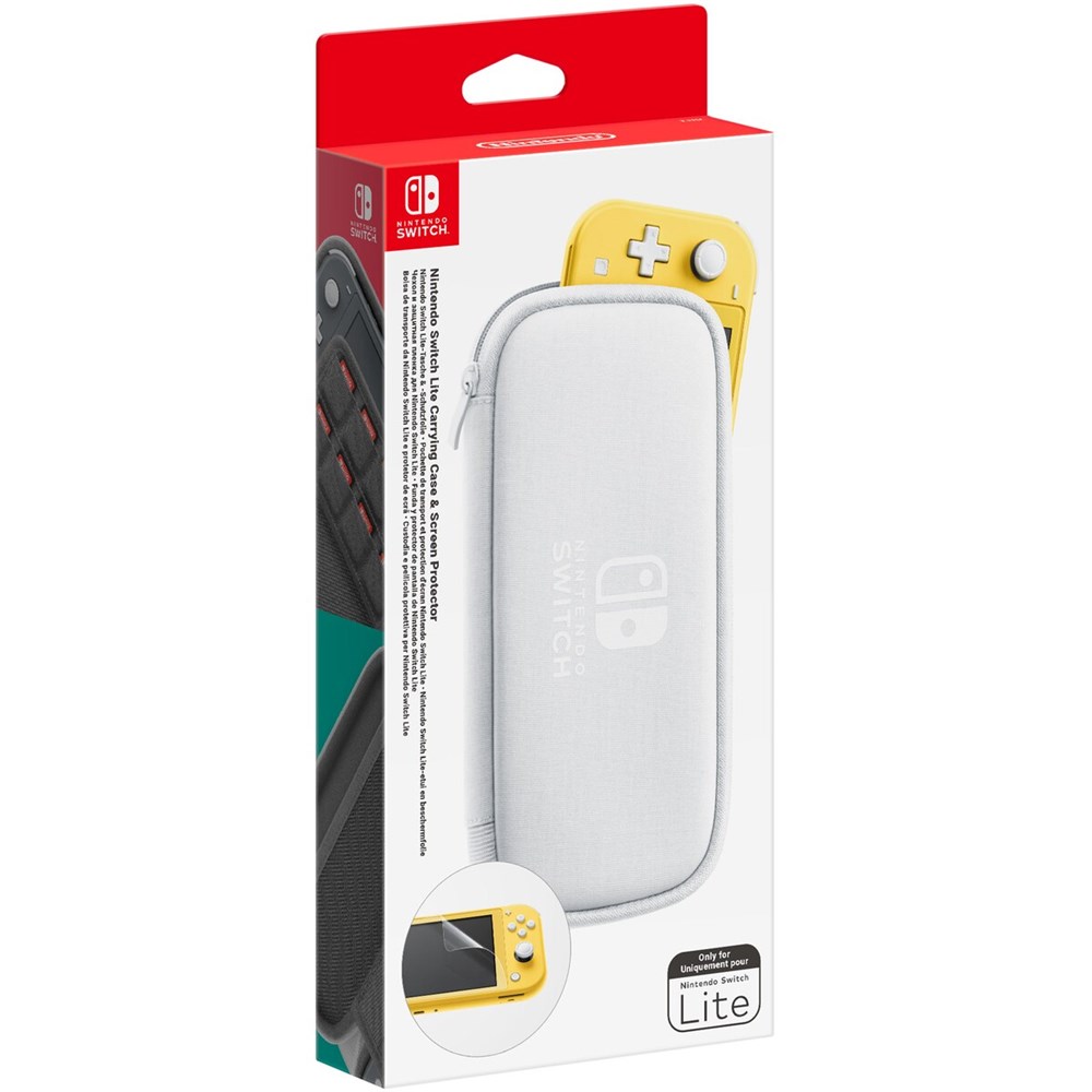 Nintendo Switch 本体 付属品ケース付き Gaming Accessories - CARRY CASE + SCREEN PROTECTOR- WHT FOR