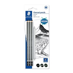 Staedtler 100C Mars Lumograph Charcoal Pencils, S, M, H - Theodist