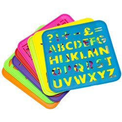 DataMax Alphabet Stencils Letters Set of 8