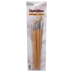 DataMax Flat Paint Brush 6 Pack