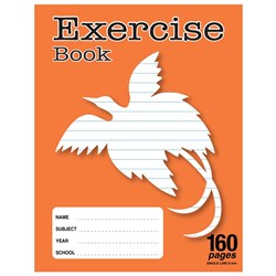  DataMax 160 Page Exercise Book, Orange - Theodist