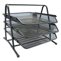 DataMax Tray 3-Tier Mesh Document Front Load - Theodist