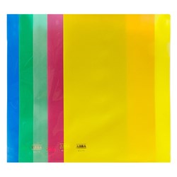 FILE HOLDER A4 ABBA L SHAPE SEAL ASSORTED COLORS