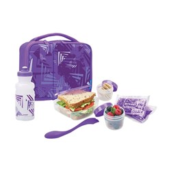Smash 27742 Lunch Box 8 Piece Pack, Purple - 27742, 29157, 33135 - Theodist