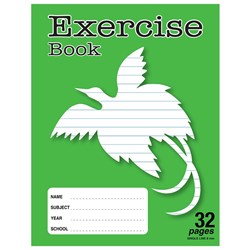 DataMax 32 Page Exercise Book, Green - Theodist