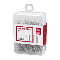Deli Office Pins 24mm 50g Pack - Theodist