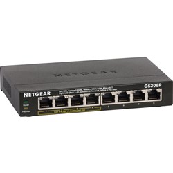 Netgear GS308P 8-Port Gigabit PoE-Compliant Unmanaged Switch - Theodist