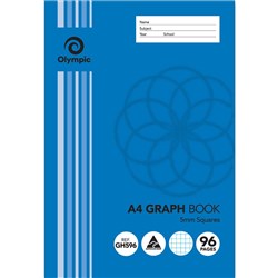 Olympic Graph Book A4 96 Pages 5mm