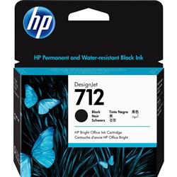 HP 712 High-Capacity Black Ink Cartridge 80mL