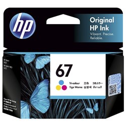 HP 67 Tri-color Original Ink Cartridge