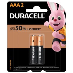 Duracell AAA Alkaline Battery 2 Pack - Theodist