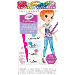 Crayola 40476 Creations Fashion Sketch Set - Theodist