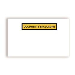 Labelopes DOCUMENTS ENCLOSED 41523 150x230mm 100 Pack - Theodist