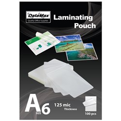 DataMax 4230 A6 Size Laminating Pouch 100 Pack | Theodist