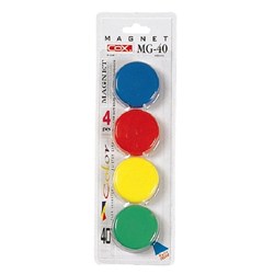 Cox MG-40 Button Magnets 40mm 4 Pack - Theodist
