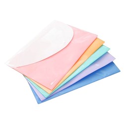 Deli A4 Document Wallet with Button Fastener