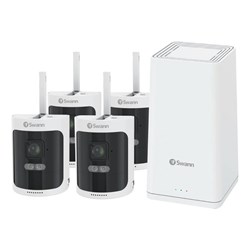 Swann 2K NVW-650 Power Hub with NVR 1TB 4x NVW-600CMB Wireless Security Camera - Theodist
