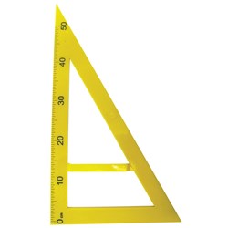 Chalkboard and Whiteboard Set Square 60 Degrees - Theodist