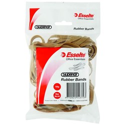 RUBBER BANDS #64 55dx6w 100g/BX & Pkt 90% RUBBER 37863