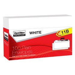 ENVELOPE WHITE 11B 90x145mm WALLET 100 / PK DATAMAX