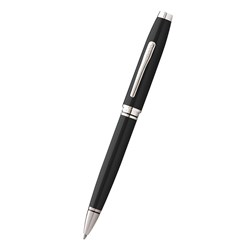 Cross 662-6 Coventry Ballpoint Pen, Black Lacquer & Chrome - Theodist