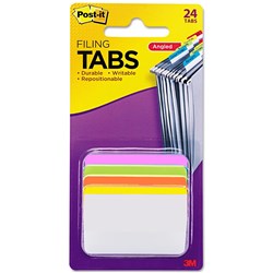 Post-it 686A-1 Angled 24 Filing Tabs 50.8x38.1mm - Theodist