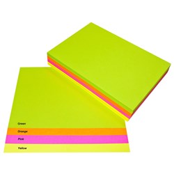 Quill A4 125/pkt Fluoroscent Paper 80gsm