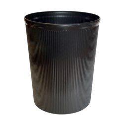 DataMax 8811BLK Waste Bin 10 Litres Round Plastic Black - Theodist