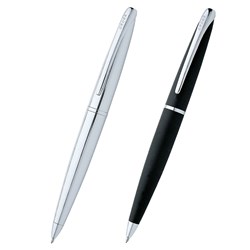 Cross 882 ATX Ballpoint Pen Chrome & Basalt Black - Theodist