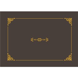 DataMax 900351 A4 Certificate Cover 6 Pieces Brown - Theodist