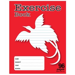 DataMax 96 Page Exercise Book, Red - Theodist