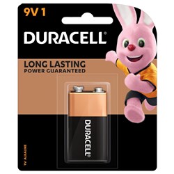 Duracell Alkaline 9V Battery 1 Pack - Theodist
