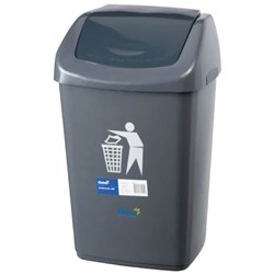 Oates Flip Bin Grey 40 Litre