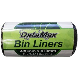 DataMax BL-XS Bin Liners 400x470mm Fits 7-10 Litre Bins Extra Small 50 Bags/Roll - Theodist