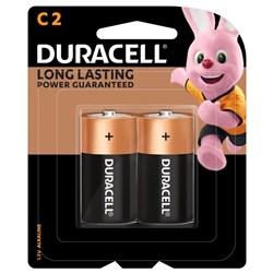 Duracell C Alkaline Battery 2 Pack - Theodist