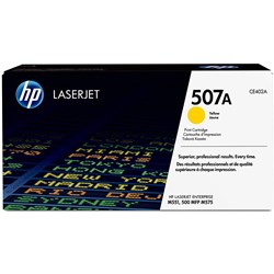 HP 507A Yellow Original LaserJet Toner Cartridge