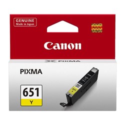 Canon CLI651Y Yellow Ink Cartridge - Theodist