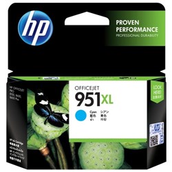 HP 951XL High Yield Cyan Original Ink Cartridge - Theodist