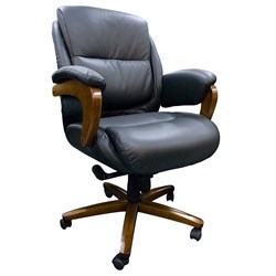 Executive Office CS2097C Chair Low Leather Back - Theodist
