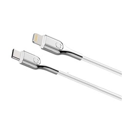 Cygnett Armoured 2m Lightning to USB-C Cable (White)