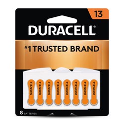 Duracell 13 Hearing Aid Battery 8 Pack - Theodist