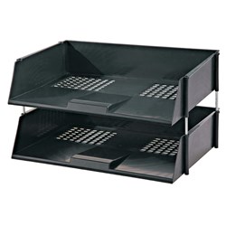 DataMax 1055BLK 2-Tier Document Tray, Black