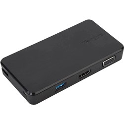 Targus USB 3.0 & USB-C Dual Travel Dock, HDMI, VGA, RJ-45_3 - Theodist